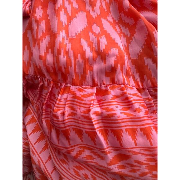 Cleobella Janice Satin Halter Ankle Dress Jaipur Ikat Print Size Large - Picture 11 of 14